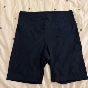 Girlfriend Collective Midnight High-Rise Bike Short